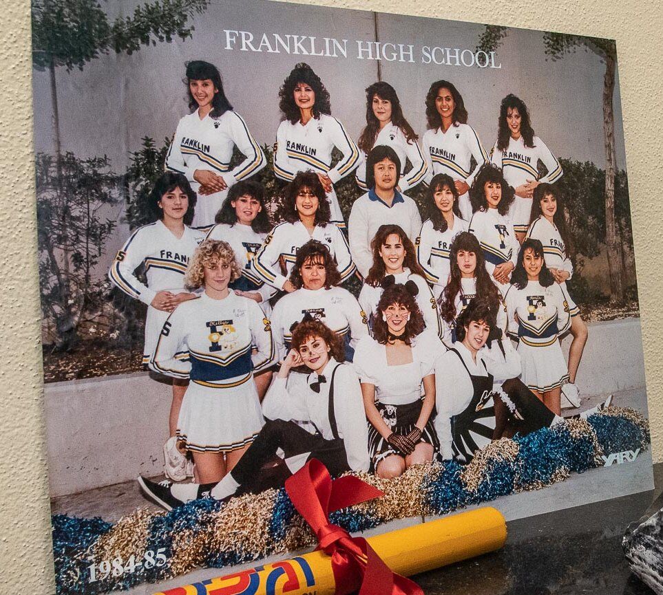 Regina Marquez-Martinez cheerleader photo